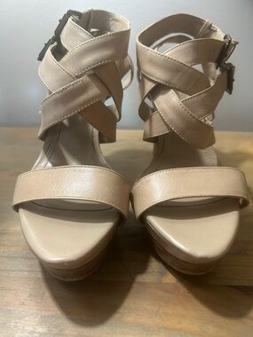 BCBG Nude Sandals